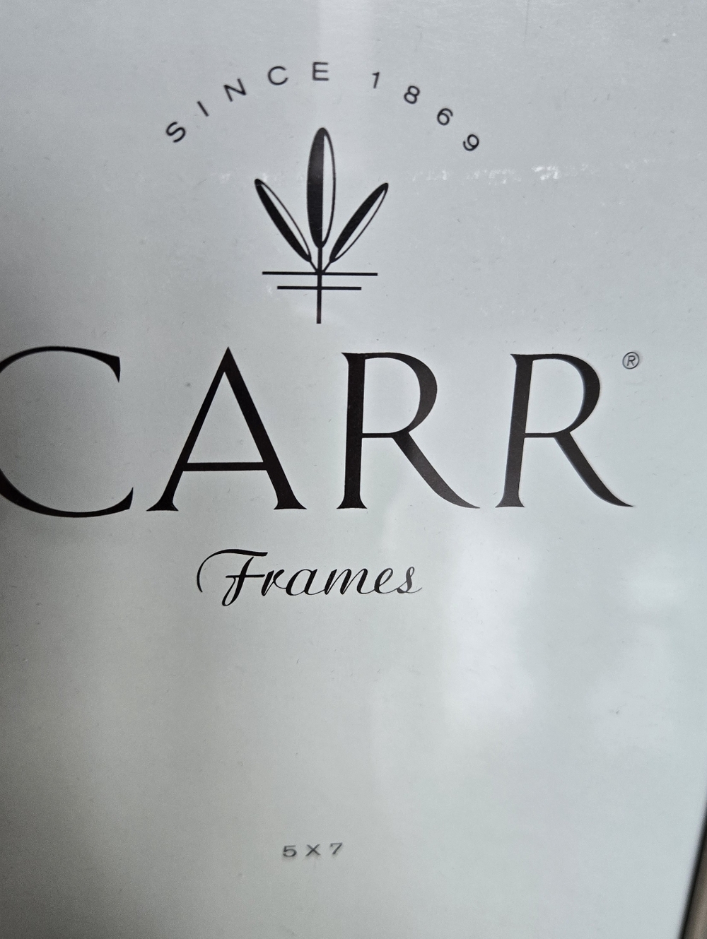 CARR Double 5x7 Picture Frame in Silver with Intrique Border Detail Vintage - Picture 7 of 7
